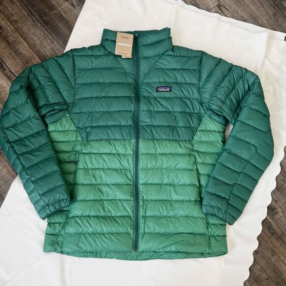 New $279 Patagonia Men's 2XL Down Sweater Puffer Jacket 84675 Gather Green - Picture 2 of 12